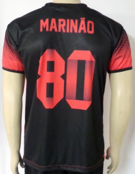 Camisa de Futebol Personalizada com Nome Preço Parque São Lucas - Camisa Futebol Brasil Personalizada