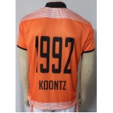 camisa de futebol personalizada com seu nome Brooklin
