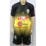 camisa e calção de futebol personalizado encomenda Vila Romana