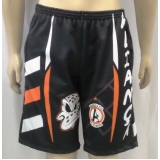 short futebol preto ABCD