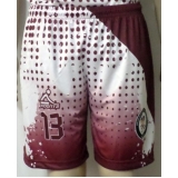 shorts futebol personalizado Glicério